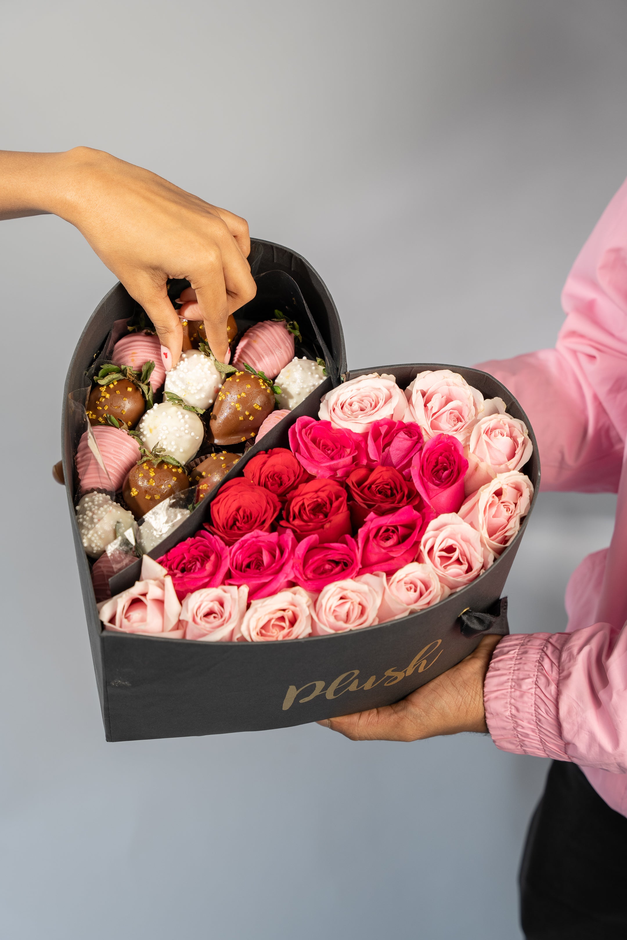 Heart Box - Blossoms & Chocolates Affair